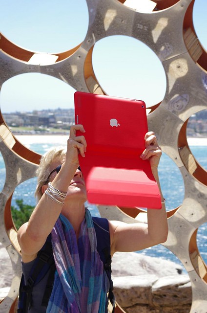 iPad photography - 2012 Sculptures By The Sea - Tamarama to Bondi walk
