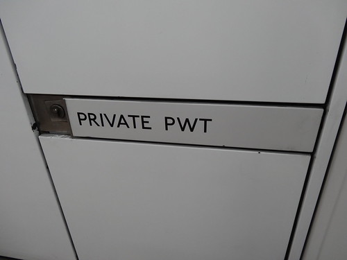 Mysterious Private PWT door at Embankment station