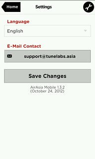 Aplikasi AirAsia di Android