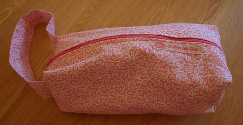 Knitting project bag
