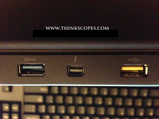 Lenovo ThinkPad T430s Thunderbolt port