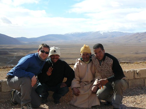 Con Ahmed y los demás bereberes