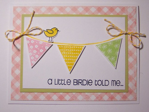 Birdie Banner Card