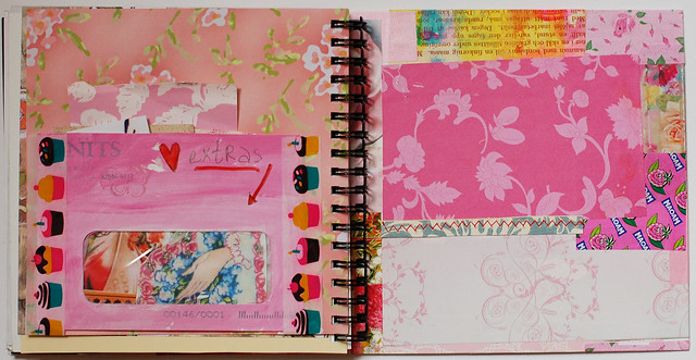 Pink Smart Journal with pocket for extras