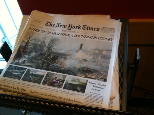 NYT Headline post-Sandy