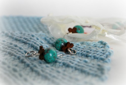 Stitch markers from Monica SweetPurls