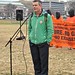 Close Guantánamo: Andy Worthington in front of the White House