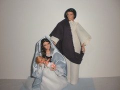 1:6 scale Nativity diorama