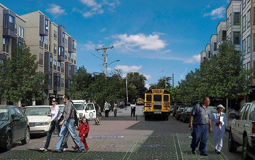 New England Avenue imagined (courtesy of Goody Clancy)