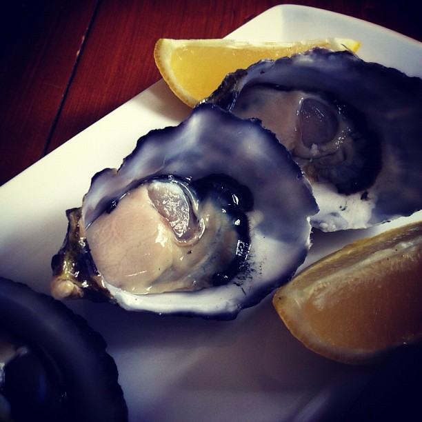 The first oysters I ever did eat. #oysters #nothalfbad