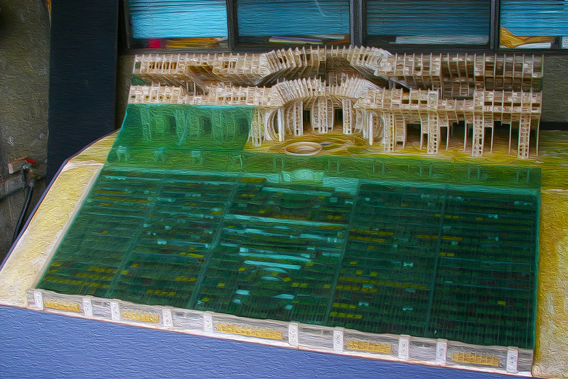 scale model greeenhouse