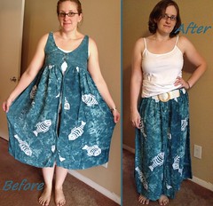 Fishy Skirt Before & After