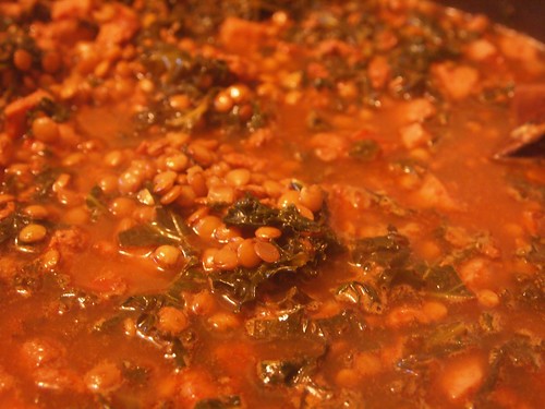 Lentil and Sausage Stew - 1