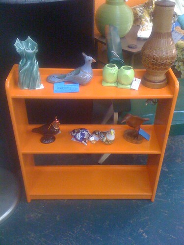 orange shelf