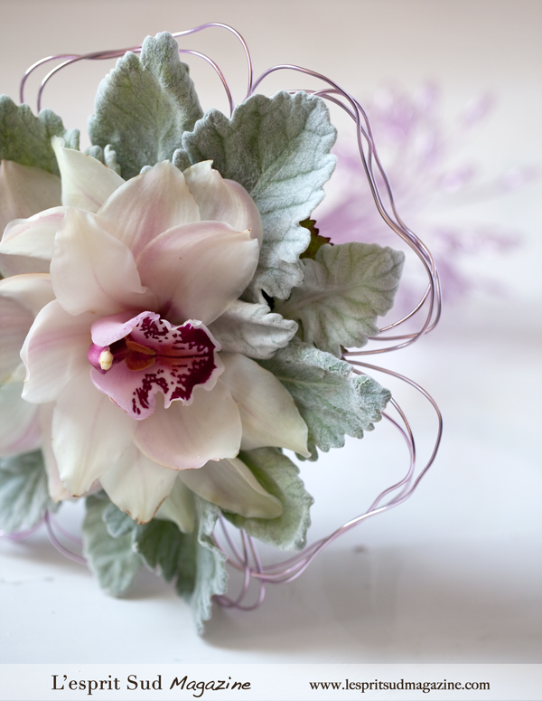 Wedding bouquet with wire armature - Part II