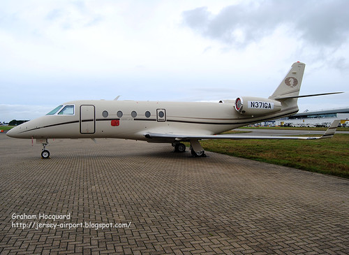 N371GA Gulfstream 150 by Jersey Airport Photography