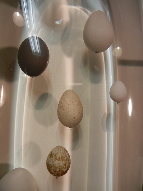 detail of egg sculpture