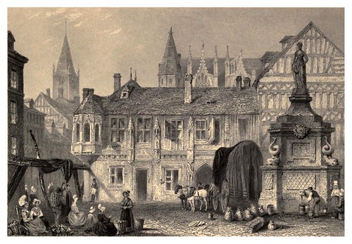 017-Palacio del duque de Bedford en Rouen-The book of Shakespeare gems…1854- G. F. Sargent