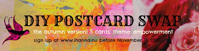DIY Postcard Swap – autumn version with a theme