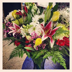 8/365: Flowers for a client.  I love my florist! by AuntCharChar