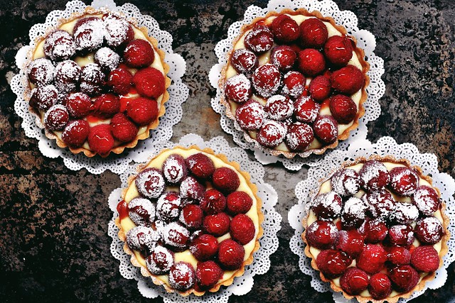 Tarte Framboises Raspberry Tartlets
