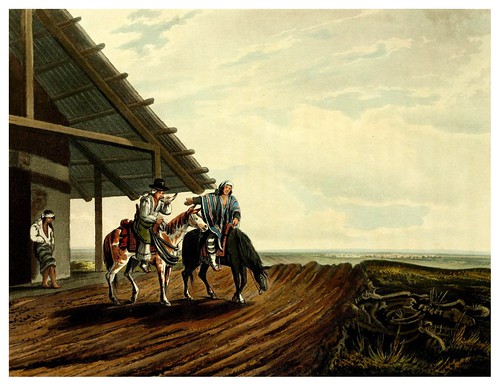 022-Viajeros en una pulperia-Picturesque illustrations of Buenos Ayres and Monte Video..-1820- Emeric Essex Vidal