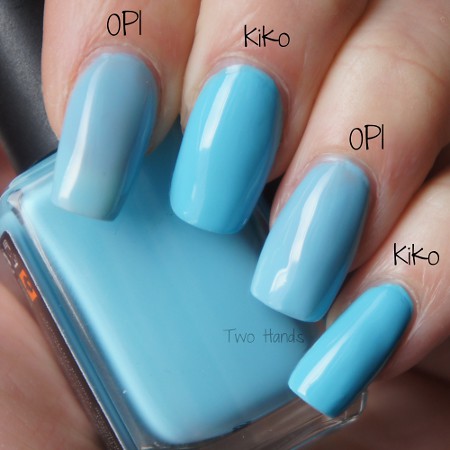 Comparison OPI // Kiko