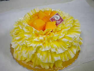 生日蛋糕 芒果+水果