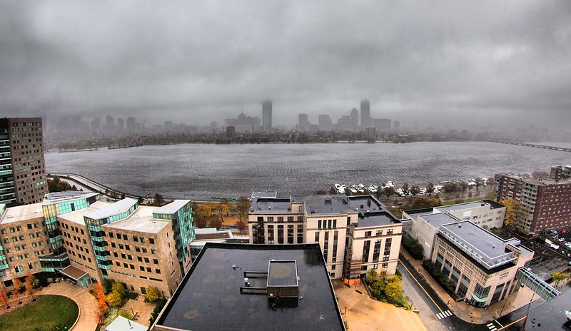 Hurricane Sandy in Boston, Massachusetts