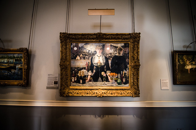 Don't miss Manet's masterpiece 'A Bar at the Folies-Bergère' while visiting The Courtauld Gallery.