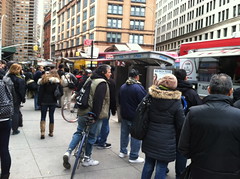 Free food on Astor Place