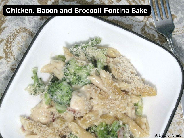 Chicken, Bacon and Broccoli Fontina Bake