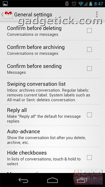 Gmail 4.2 для Android