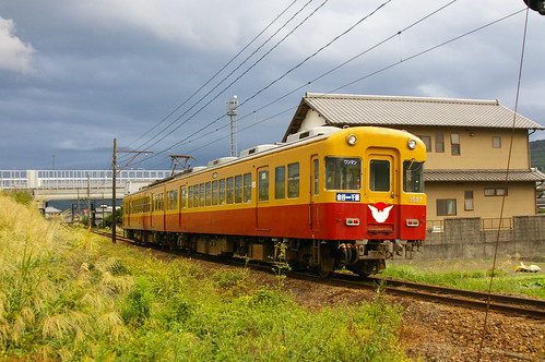 Oigawa Railway 3000 series near Goka.Sta in Shimada, Shizuoka, Japan /Oct 7, 2012