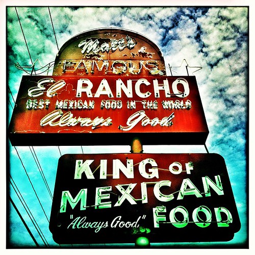 "Always Good" -- vintage neon sign for Matt's El Rancho in Austin, Texas