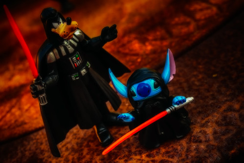 Goofy Vader Takes General Palpatine Stitch On A Picnic At The Lava Pits Green by hbmike2000