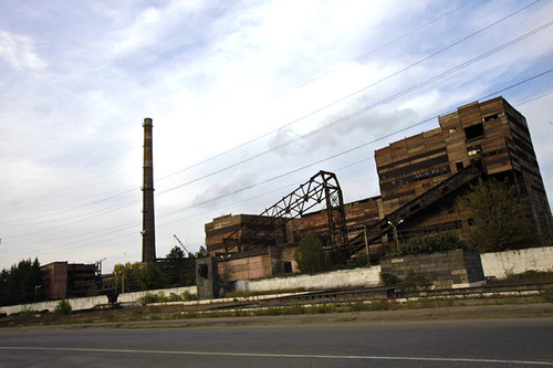 Fabbriche lungo la via per Tbilisi