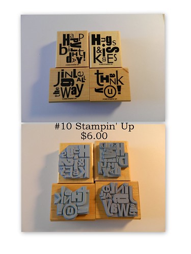 #10 Stampin' Up $6.00