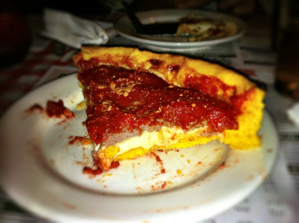 Chicago Deep Dish Pizza at Gino's East