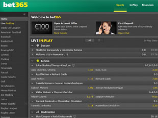 Bet365 Sports Home