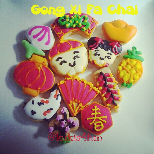 Chinese New Year Cookies by kukis4fun