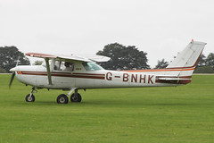 G-BNHK - 1981 build Cessna 152, arriving at the 2012 LAA Rally