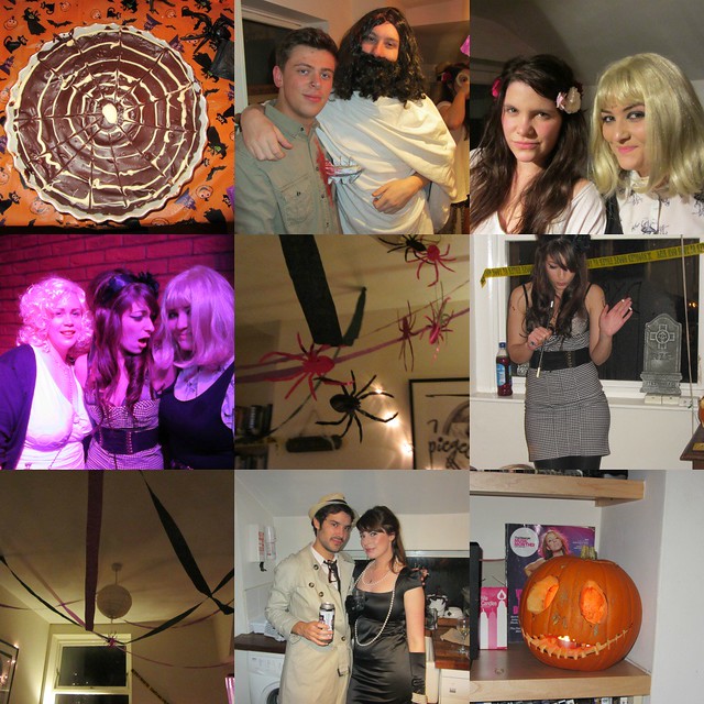 dead celebrity halloween party, pumpkin, cheesecake, amy winhouse, audrey hepburn