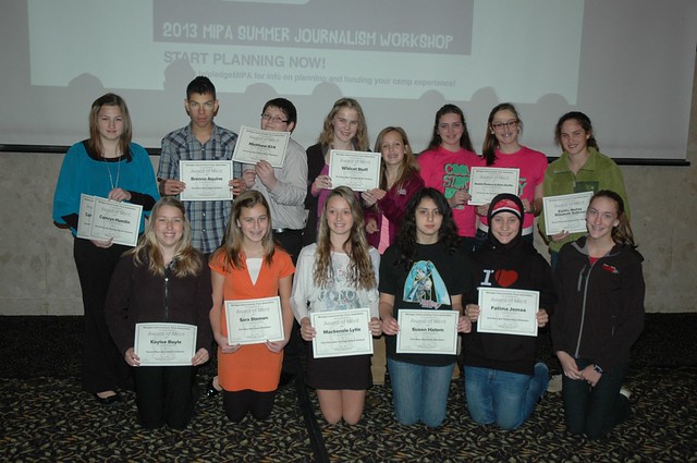 2012 MIPA Middle School Conference Contest Winners
