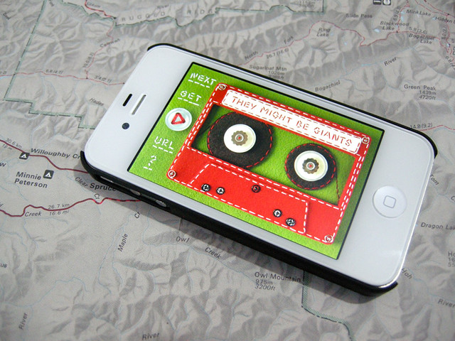 Felt Cassette Tape for TMBG iPhone App