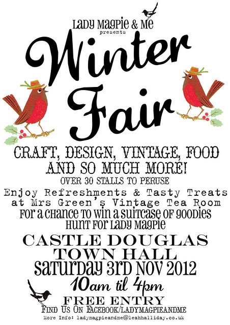 Lady Magpie & Me WinterFair Poster A4
