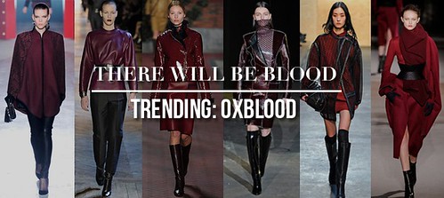 Oxblood trend fall 2012