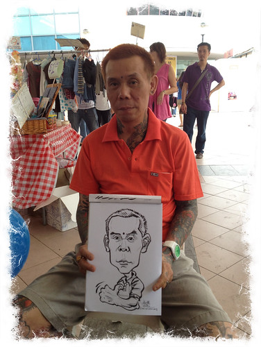 caricature live sketching at Young Entrepreneurs - 4