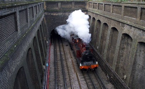Steam train at Bayswater