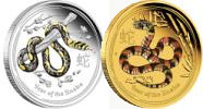 Snake coins Perth mint